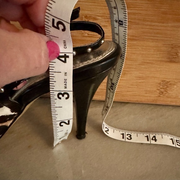 White House Black Market Brown and Black Stiletto Heels - Picture 12 of 15